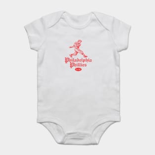 Vintage Philadelphia Phillies Baby Bodysuit